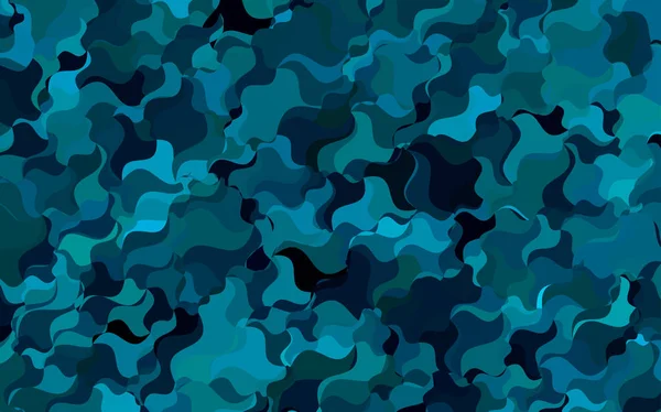 Темный Синий Вектор Кривого Фона Современная Геометрическая Абстрактная Иллюстрация Градиентными — стоковый вектор