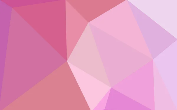 Fond Polygonal Texturé Abstrait Vecteur Rose Clair Design Triangle Flou — Image vectorielle