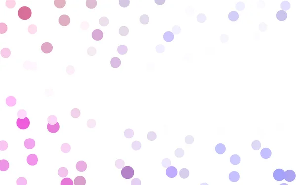 Luz Púrpura Patrón Abstracto Vector Rosa Con Círculos Plantilla Geometría — Vector de stock
