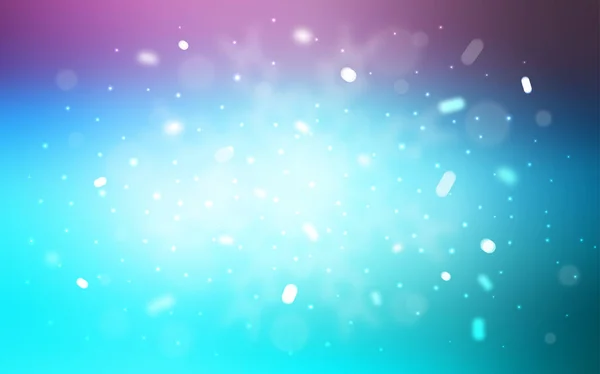 雪の結晶のベクトルテンプレート グラデーションでぼやけた抽象的な背景に雪 あなたのビジネス広告のための新年のデザイン — ストックベクタ