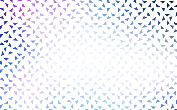 Světle Růžová Modrý Vektor Abstraktní Barevné Pozadí Které Skládají Trojúhelníků — Stockový vektor