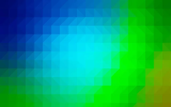Синий Зеленый Сияющий Триангулярный Искушение Красочная Абстрактная Иллюстрация Градиентом Треугольный — стоковый вектор