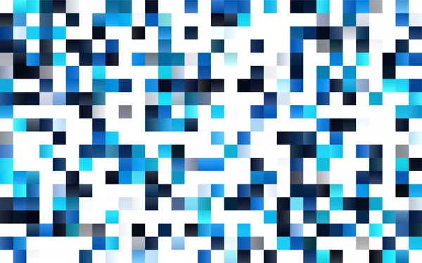 Blue 현대적 기하학적 추상적 템플릿 굴곡이 정사각형 모양의 기하학적 — 스톡 벡터