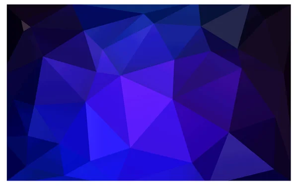 Tmavá Růžová Modrý Vektor Rozmazané Trojúhelník Pozadí Design Geometrické Pozadí — Stockový vektor