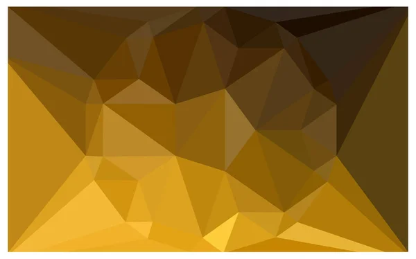 Ilustración Poligonal Vectorial Naranja Oscura Que Consiste Triángulos Con Una — Vector de stock