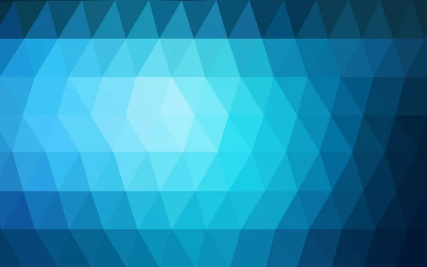 Dunkelblaue Vektorpolygonale Darstellung Die Aus Dreiecken Besteht Dreiecksmuster Für Ihr — Stockvektor