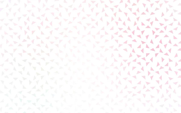 Rose Clair Vecteur Jaune Petits Triangles Sur Fond Blanc Illustration — Image vectorielle
