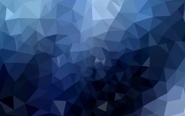 Dark Blue Векторная Многоугольная Иллюстрация Состоящая Треугольников Треугольный Дизайн Вашего — стоковый вектор