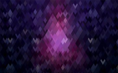 Koyu pembe, dikdörtgenlerin ve karelerin mavi vektör arkaplanı. Yorgan ve battaniye. Geometrik dikdörtgen desen. Dikdörtgen şekilleri ile desen tekrarlanıyor.