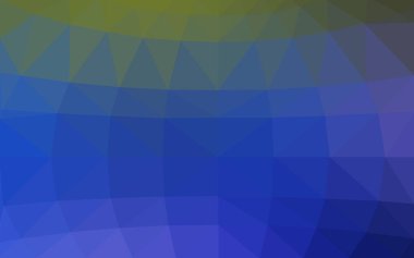 Açık mavi, yeşil vektör bulanık üçgen arka plan tasarımı. Geometrik arka plan gradyan ile Origami tarzında. 