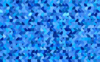 Daireler, Küre ile ışık mavi vektör afiş. Soyut noktalar. Yarı ton tarzı renkli gradyan ile arka plan sanat bubbles.