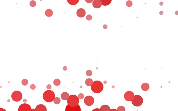 光の青いベクトル図形の幾何学的な円の赤い模様 カラフルなモザイク バナー 色付きのディスクと幾何学的な背景 — ストックベクタ