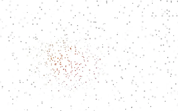 Illustrazione Vettoriale Rosso Scuro Che Consiste Cerchi Progettazione Punteggiata Del — Vettoriale Stock