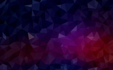 Koyu pembe, kırmızı degrade üçgenler doku vektör. Renkli resimde üçgenler ile soyut tarzda. Web siteniz için yeni bir doku.