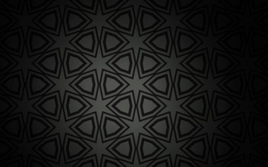 Parlak yıldız ile koyu gri vektör düzeni. Yıldız ile modern geometrik soyut resim. Akıllı tasarım, iş reklam için.