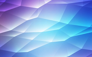 Hafif pembe, mavi vektör doku üçgen tarzı. Üçgenler ile soyut degrade illüstrasyon. İşletme reklam, kitapçıklar, broşürler için desen