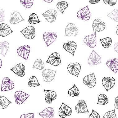 Hafif pembe vektör sorunsuz zarif duvar kağıdı yaprakları ile. Zarif bir parlak örnek yaprakları doğal tarzı ile. Kartvizit, Web siteleri için şablon.