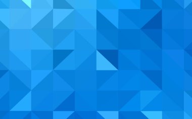 Hafif mavi vektör zemin Çokgen. Noktalı resim stili üçgenler ile yaratıcı çizimde. Marka kitap için yeni şablon.