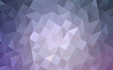 Hafif mor vektör poligonal şablonu. Üçgen geometrik örnek gradyan ile. İş tasarımınız için yeni stil.