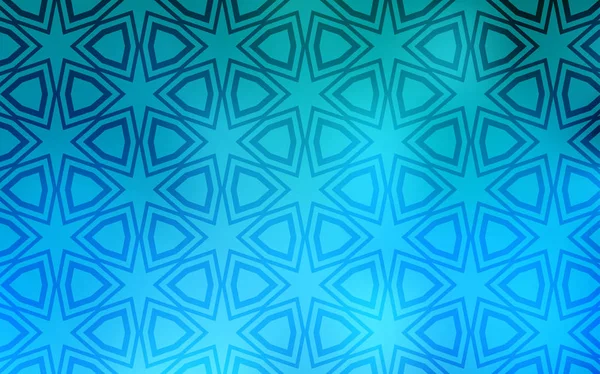 Plantilla Vectorial Light Blue Con Estrellas Del Cielo Ilustración Abstracta — Vector de stock