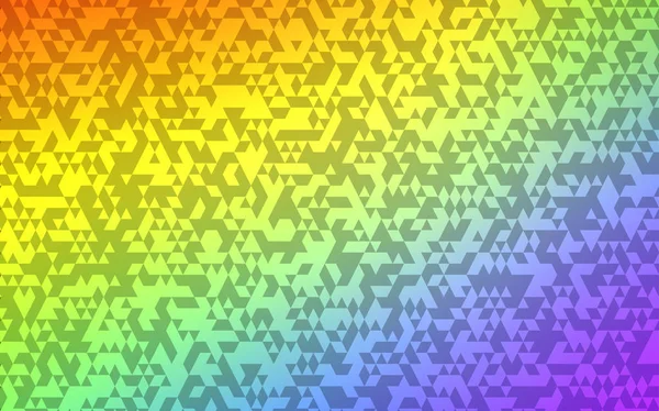 Lichte Multicolor Vector Patroon Veelhoekige Stijl Decoratieve Ontwerp Abstracte Stijl — Stockvector