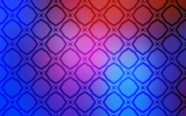 Bleu Clair Texture Vectorielle Rouge Avec Belles Étoiles Illustration Abstraite — Image vectorielle