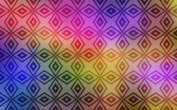 Modèle Vectoriel Multicolore Clair Dans Style Carré Illustration Abstraite Gradient — Image vectorielle