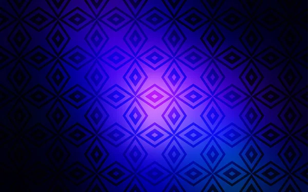 Dark Blue Vector Backdrop Rectangles Squares Beautiful Illustration Rectangles Squares — Stock Vector