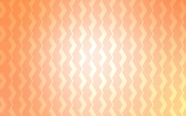 Ljus Orange Vektor Omslaget Med Rak Ränder Suddig Dekorativa Design — Stock vektor
