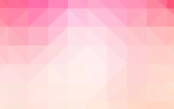 Rose Clair Jaune Vecteur Polygone Fond Abstrait Illustration Abstraite Polygonale — Image vectorielle