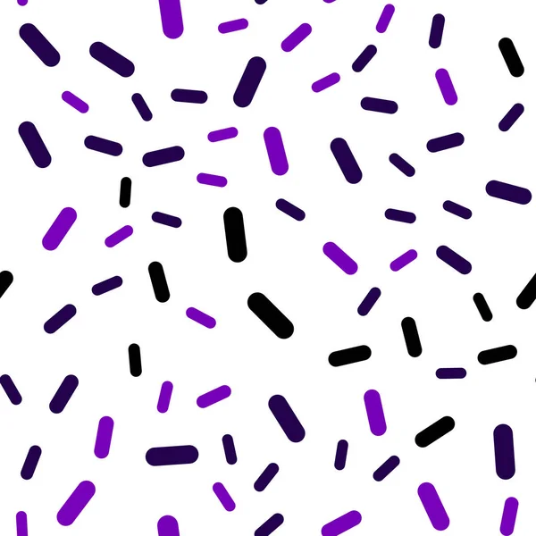 Легкий Фіолетовий Вектор Безшовний Шаблон Повторюваними Паличками Розмитий Декоративний Дизайн — стоковий вектор