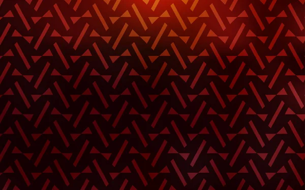 Modèle Vectoriel Rouge Foncé Avec Lignes Triangles Illustration Abstraite Moderne — Image vectorielle