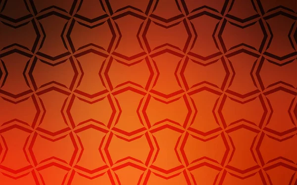 Modèle Vectoriel Orange Clair Avec Bâtons Répétés Illustration Abstraite Géométrique — Image vectorielle