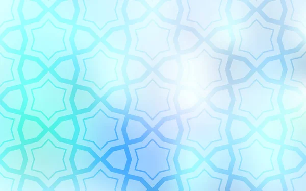 Light Blue Vector Texture Beautiful Stars Glitter Abstract Illustration Colored — Stock Vector