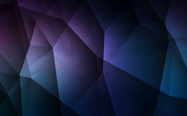 Rose Foncé Texture Mosaïque Triangle Vectoriel Bleu Échantillon Géométrique Triangulaire — Image vectorielle