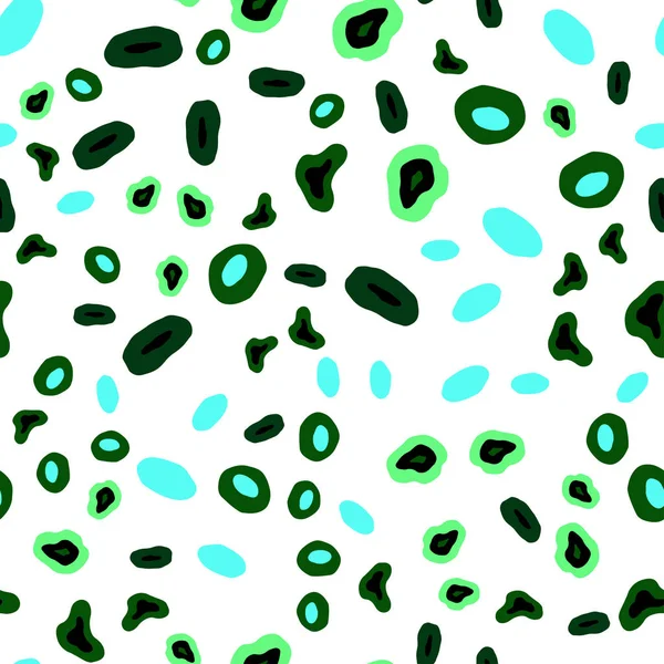 Jasnoniebieski Tekstura Wektor Zielony Dysków Brokat Abstrakcja Ilustracja Niewyraźne Krople — Wektor stockowy