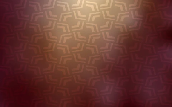 Rojo Claro Plantilla Vector Amarillo Con Círculos Abstractos Muestra Geométrica — Archivo Imágenes Vectoriales