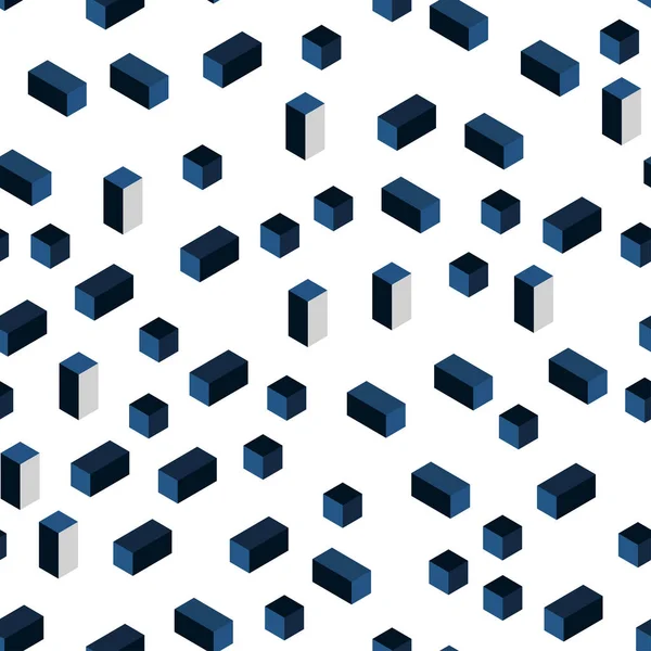 Koyu mavi çizgiler, dikdörtgenler kesintisiz, izometrik düzeniyle vektör. Dikdörtgenler ile soyut degrade illüstrasyon. Desen tasarım kumaş, duvar kağıtları.