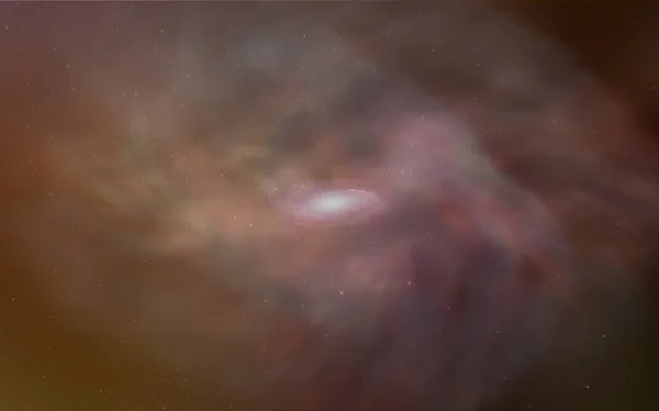 Astronomik Yıldız Ile Işık Turuncu Vektör Kapak Bulanık Arka Plan — Stok Vektör