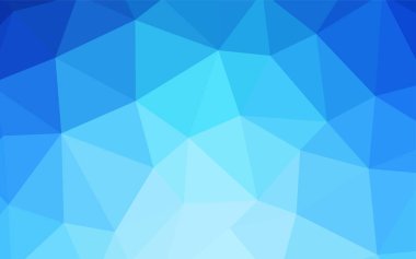 Üçgen düzen parlayan ışık mavi vektör. Üçgenler ile renkli soyut resimde. Tamamen yeni bir tasarım sizin broşürü.