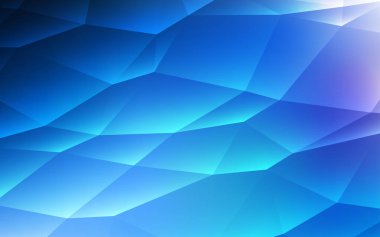 Koyu mavi vektör doku üçgen tarzı. Renkli gradyan ile arka plan üçgenler. Akıllı tasarım, iş reklam için.