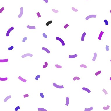 Mor ışık, vektör sorunsuz şablon bükülmüş çizgili pembe. Bulanık satır, daireler oluşur illüstrasyon parlayan. İş tasarımınız için mermer stili.