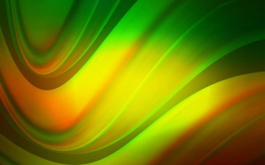 Koyu yeşil, sarı vektör arka plan lav şekilleri ile. Gradyan ile mermer tarzda geometrik şekil. Marka kitap yeni kompozisyon.