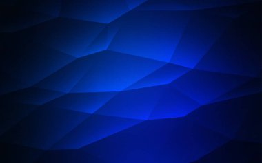 Koyu mavi vektör zemin çizgili, üçgenler. Üçgenler ile soyut degrade illüstrasyon. Açılış sayfanız için modern şablon.