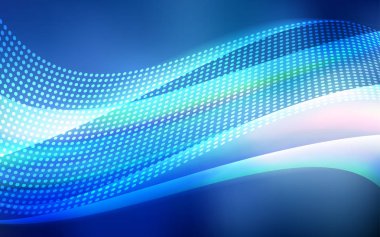 Daireler, satırları ile ışık mavi vektör düzeni. Renkli resimde daire ve çizgili fütüristik tarzı. Desen tasarım kumaş, duvar kağıtları.