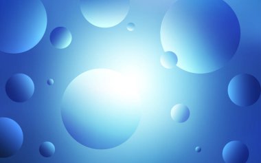 Noktalar ile ışık mavi vektör kapak. İllüstrasyon renkli soyut daireler parlayan ayarlanmış. Desen-ebilmek var olmak kullanılmış için reklam, broşür.