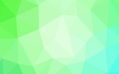 Hafif mavi vektör düşük poli kapak. Üçgen geometrik örnek gradyan ile. İşiniz için en iyi üçgen tasarım.