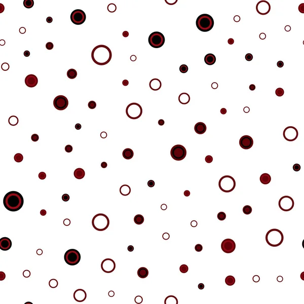 Tmavě Červený Vektor Bezproblémové Šablona Kruhy Rozmazané Bubliny Pozadí Abstraktní — Stockový vektor