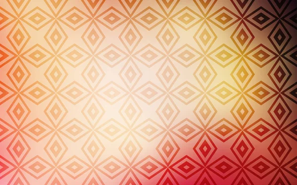 Світло Рожеве Жовте Векторне Компонування Лініями Прямокутниками Блискуча Абстрактна Ілюстрація — стоковий вектор