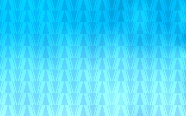 Modèle Vectoriel Bleu Clair Avec Lignes Triangles Triangles Sur Fond — Image vectorielle